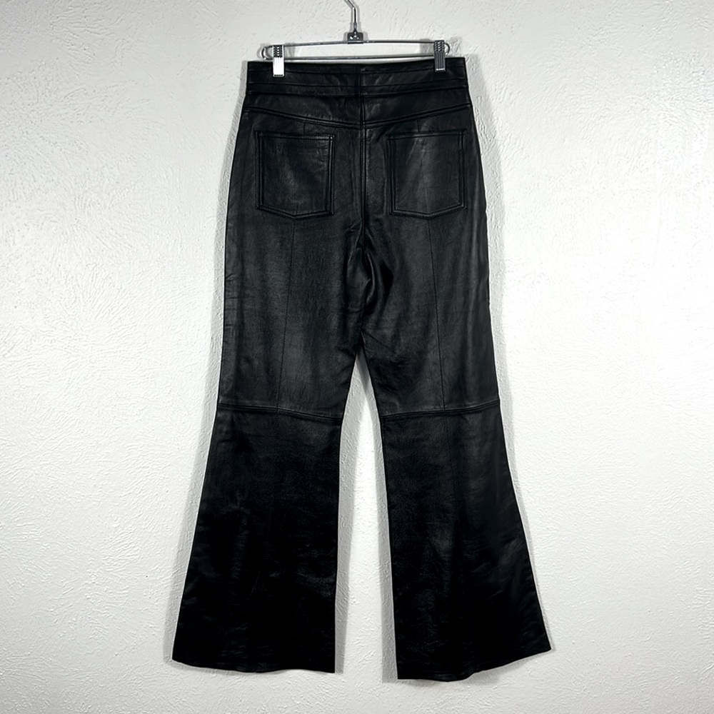 NWT Stand Studio Black Leather Eudora Pants size 36 - Picture 8 of 9